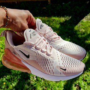 NIKE AIR MAX 270 LIGHT SOFT PINK WOMENS SIZE  US 9 HACE 26 CENTIMETROS.